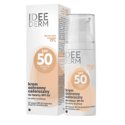 Всесезонный солнцезащитный крем для лица для чувствительной кожи, SPF50, 50 мл