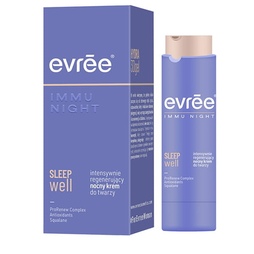 Интенсивно восстанавливающий ночной крем для лица EVREE IMMU NIGHT SLEEP WELL, 45 мл