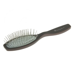 Щетка массажная COFFEE мини с металлическими зубцами, 7 рядов