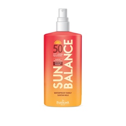 Водостойкое молочко для загара для всей семьи SPF 50 SUN BALANCE, 200 мл