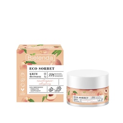 Крем для лица ECO SORBET Peach увлажняющий и питательный, 50 мл