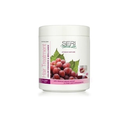 Маска для окрашенных волос с экстрактами гибискуса и винограда Seri Natural Line, 1000 мл.