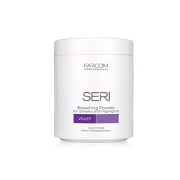 Осветляющая пудра антижелтая  Seri  Violet Bleaching Powder, 500 гр.