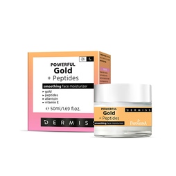 Разглаживающий и увлажняющий крем DERMISS с золотом и пептидами, 50 мл