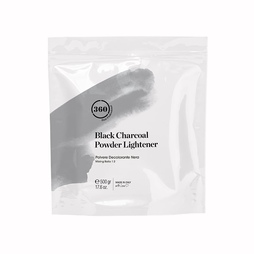 Черная обесцвечивающая пудра 360 Black Charcoal Bleaching Powder, 500 г