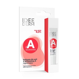Восстанавливающий бальзам для губ с витамином А IDEE DERM, 12мл